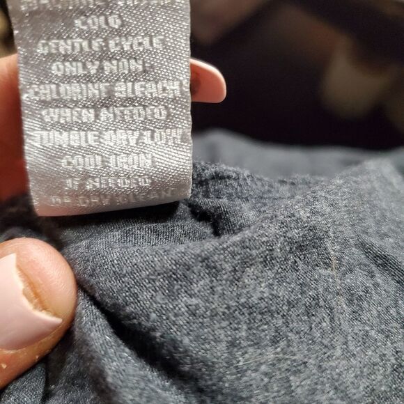 Gray cowlneck tunic sz large - Picture 6 of 6